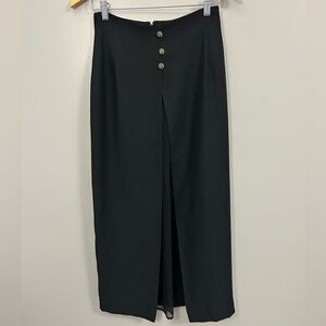 Joseph Ribkoff Farini Black Skirt with Button Accents